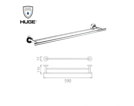 Thanh treo khăn đôi HUGE H-B1739A