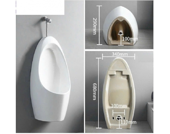 Bồn tiểu nam treo tường màu trắng TN009