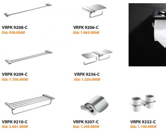 Lô giấy vệ sinh đôi Rovel VRPK 9236-C