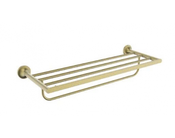 Vắt khăn giàn EcoBath EC218-12BG vàng chải