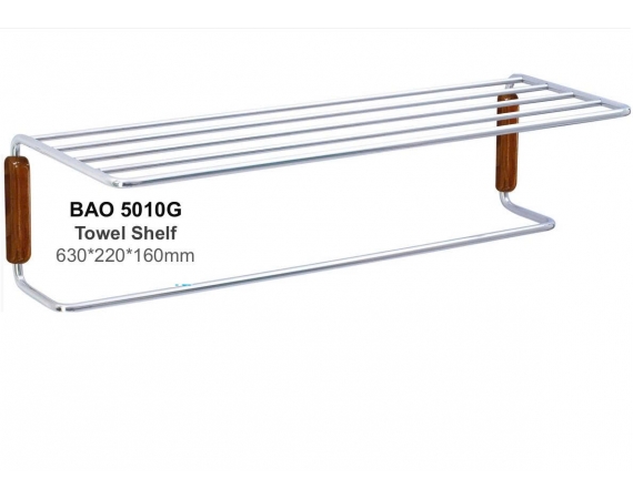 Vắt khăn tắm phối gỗ BAO 5010G