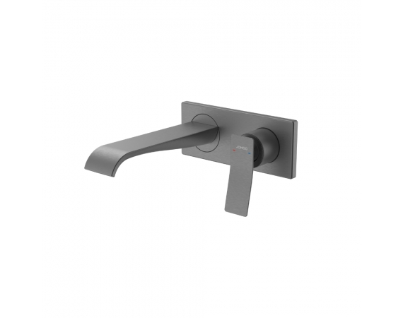 Vòi rửa lavabo màu ghi Jomoo 32414-681/HAS-Z nóng lạnh âm tường