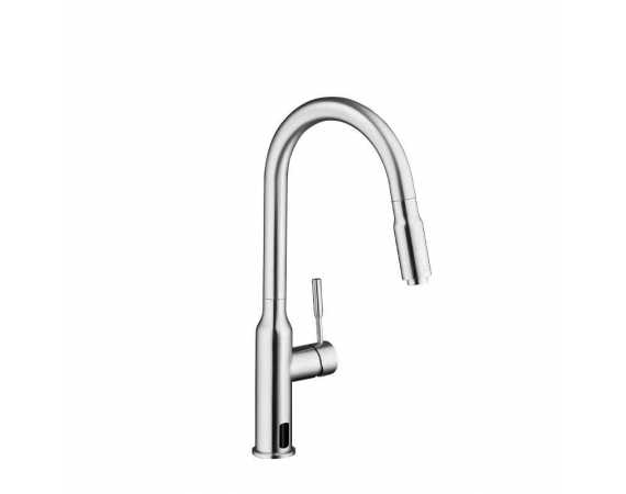 Vòi bếp diệt khuẩn Plasma dây rút Caesar KP1035SA