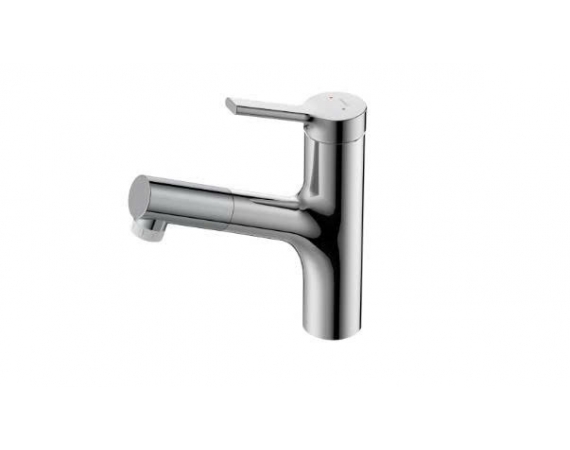 Vòi chậu lavabo nóng lạnh dây rút JOMOO 32443-574/1B-Z