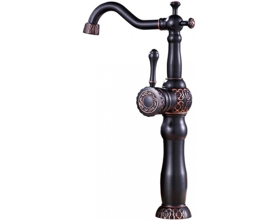 Vòi nước cổ điển màu đen HD5269B