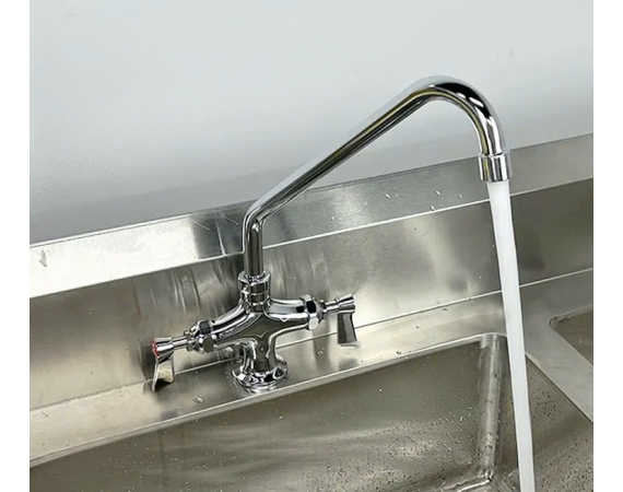 Vòi rửa bát công nghiệp nóng lạnh gắn chậu CN05NL
