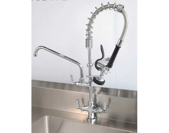 Vòi rửa bát công nghiệp nóng lạnh gắn chậu CN12NL