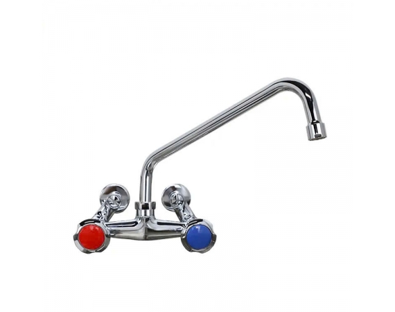 Vòi rửa bát công nghiệp nóng lạnh gắn tường CN10NL