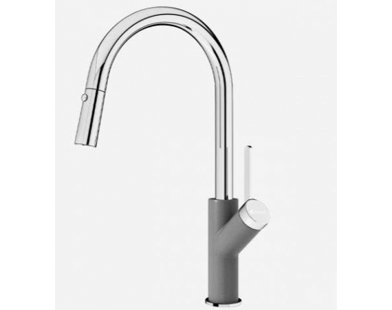 Vòi rửa bát dây rút KONOX Ponte Grey