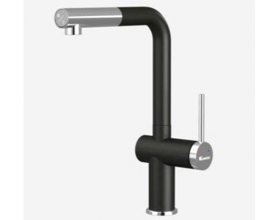 Vòi rửa bát dây rút Konox Stream Smart Black