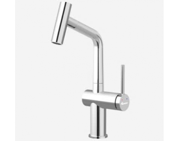 Vòi rửa bát dây rút KONOX Volta Chrome 