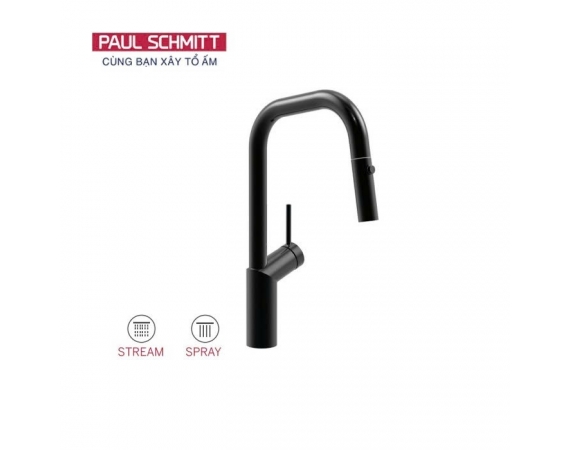 Vòi rửa bát màu đen Paul Schmitt PA321KB