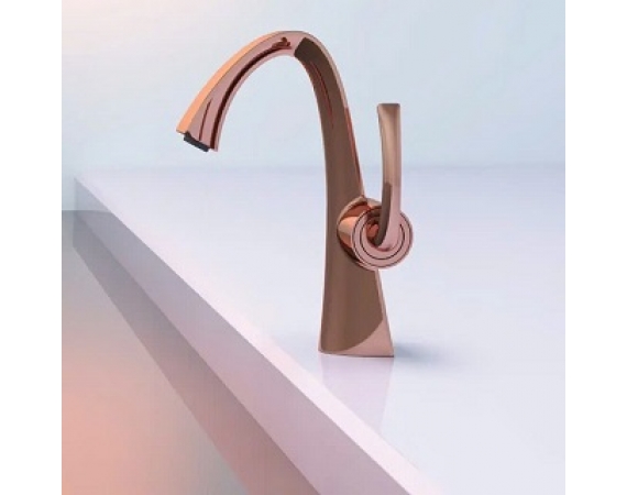 Vòi rửa mặt màu vàng hồng HD641RG