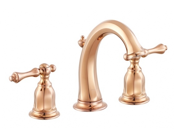 Vòi chậu lavabo màu vàng hồng Kohler K-13491T-4-RGD