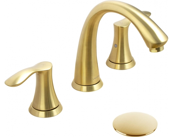 Vòi chậu lavabo 3 lỗ màu vàng HD689VG