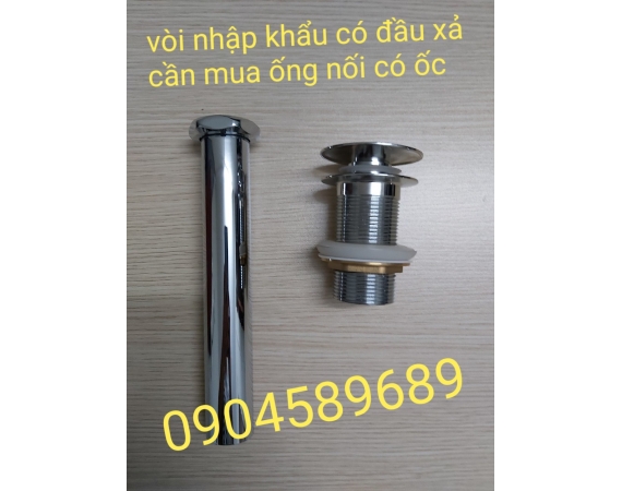 Ống nối xi phông chậu rửa mặt nhập khẩu 021 (lắp được với vòi Inax,TOTO,Grohe,Ý,Đức,Nhật ... khi có đầu giữ nước)