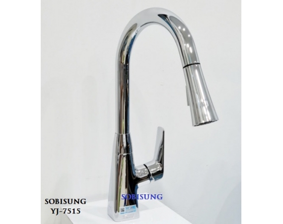 Vòi rửa bát nước rút dây Sobisung YJ-7515