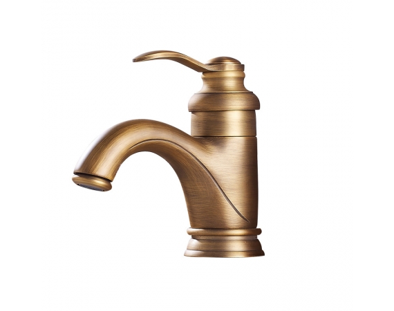 Vòi chậu lavabo mạ màu đồng HD3002-1