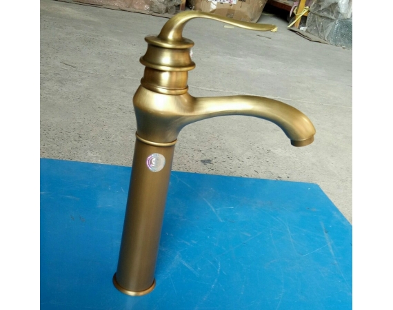 Vòi chậu lavabo mạ màu đồng HD3001