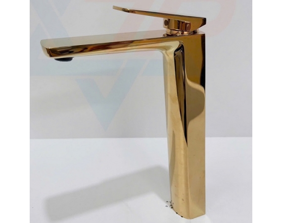 Vòi rửa mặt đặt bàn màu vàng HD638G
