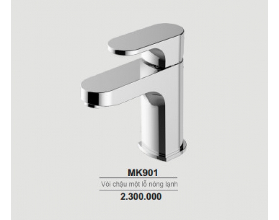 Vòi chậu lavabo nóng lạnh Mirolin MK-901