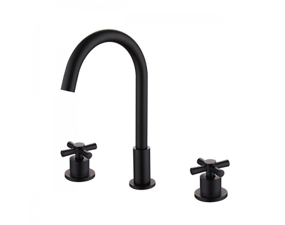 Vòi chậu lavabo,vòi bồn tắm màu đen mờ HD3017-6B