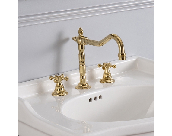 Vòi chậu lavabo mạ vàng HD569G