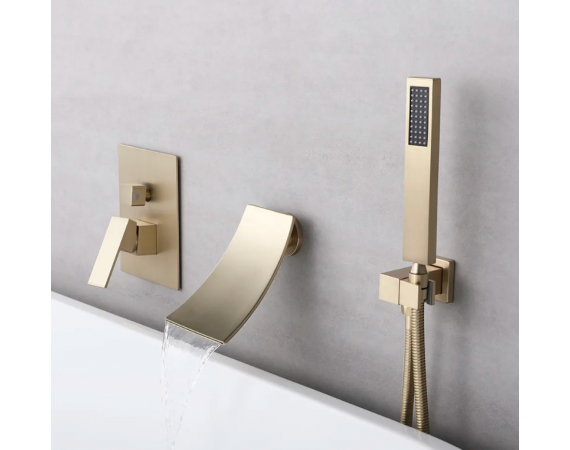Sen bồn tắm âm tường màu vàngHD51406V
