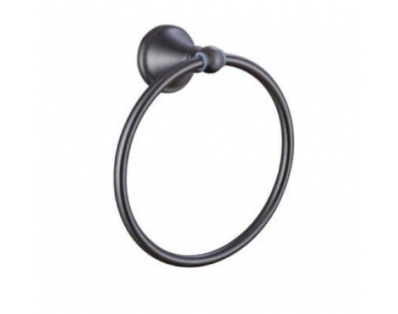 Vòng treo khăn tắm màu đen ghi DOLSON DL2505