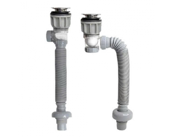Xi phông nhựa xả lật mặt inox RC-902