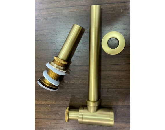 Bộ xi phông nhấn màu vàng mờ XP01V