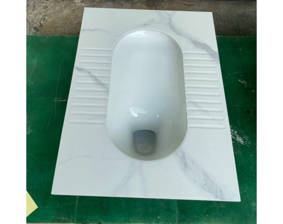 Xí xổm vân đá trắng XX1250W